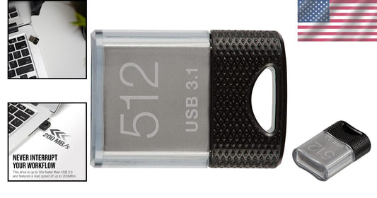 Reliable 512GB USB 3.1 Flash Drive - Ideal for Large Files and Applications