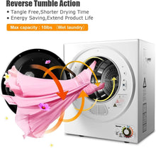 Load image into Gallery viewer, Efficient 110V Electric Clothes Dryer - 10 lbs Capacity, 4 Modes, Compact Design