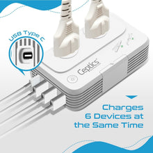 Load image into Gallery viewer, Travel-Ready Voltage Converter - 200W 220V to 110V Adapter with Surge Protection