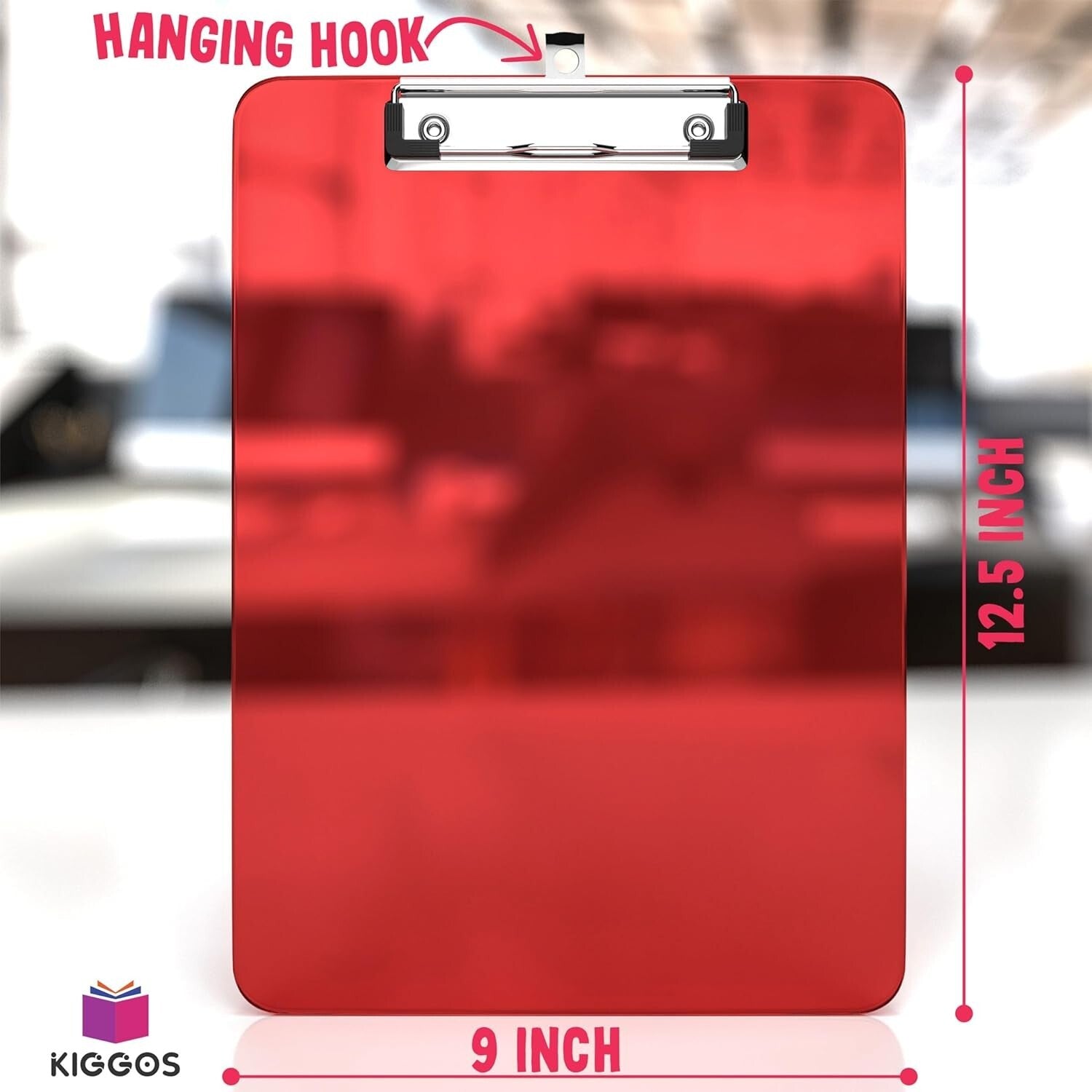 Heavy Duty 25 Ct Plastic Clipboards with Safety Edges - Ideal for Kids & Adults