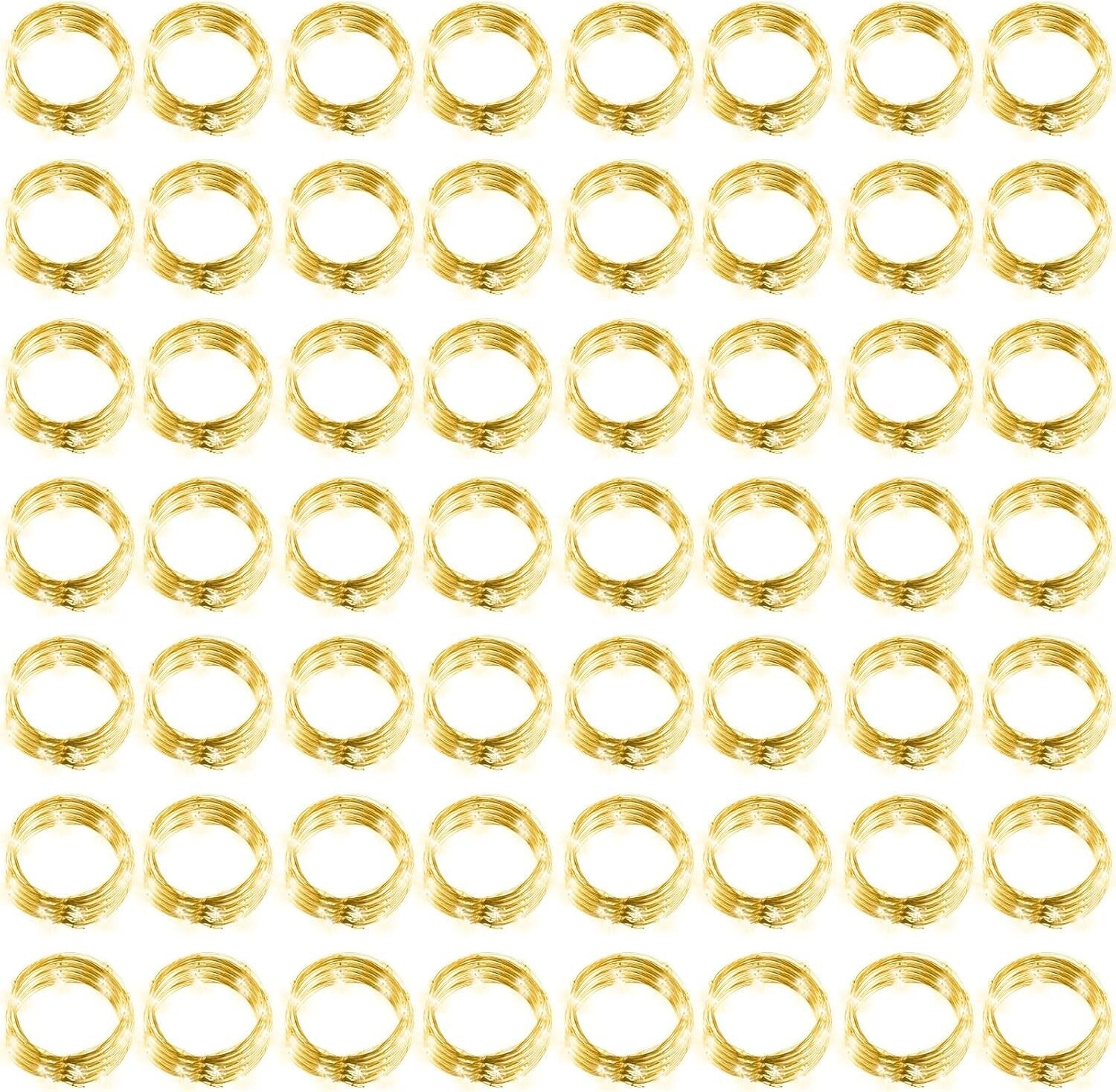 100 LED Battery Fairy Lights - Waterproof Twinkle Lights for Weddings & Events