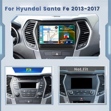 Load image into Gallery viewer, Wireless CarPlay &amp; Android Auto Car Radio: 9-Inch for Hyundai Santa Fe 2013-2017