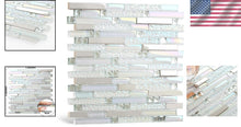 Load image into Gallery viewer, Glossy Interlocking Sheets of Iridescent Glass for Kitchen Backsplash &amp; Accents