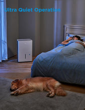 Load image into Gallery viewer, Sleek 50 Pint Dehumidifier for 4,500 Sq. Ft. - Smart Control &amp; Quiet Performance
