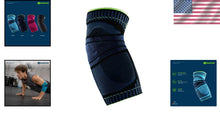 Load image into Gallery viewer, Large Sports Elbow Support with Moisture-Wicking Fabric - Unisex &amp; Durable