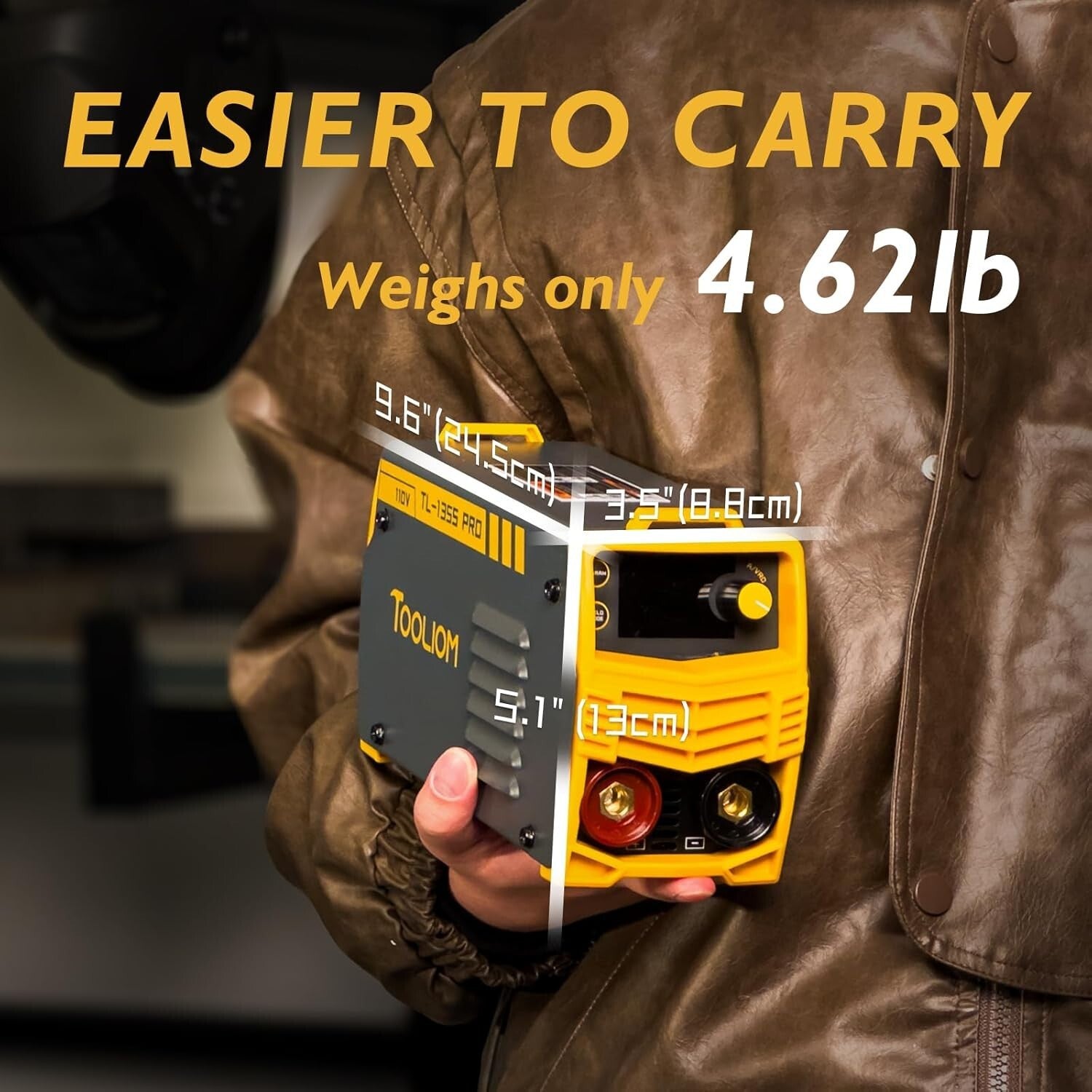 135A Stick Welder Machine with IGBT Inverter - Portable for Easy Job Site Use