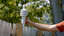 Load image into Gallery viewer, Notos 3-in-1 Weather Station: Indoor/Outdoor Temp, Humidity, Wind Speed Monitor