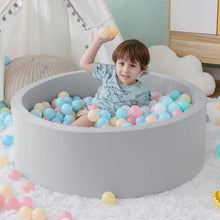 Load image into Gallery viewer, Safe Foam Ball Pit for Toddlers - 35.4" Round Playpen for Joyful Fun