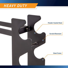 Load image into Gallery viewer, Ergonomic Steel Weight Organizer for Dumbbells &amp; Kettlebells - 400 lb Capacity