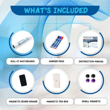 Load image into Gallery viewer, 60" x 36" Magnetic Dry Erase Wall Sticker - Peel and Stick Creative Solution