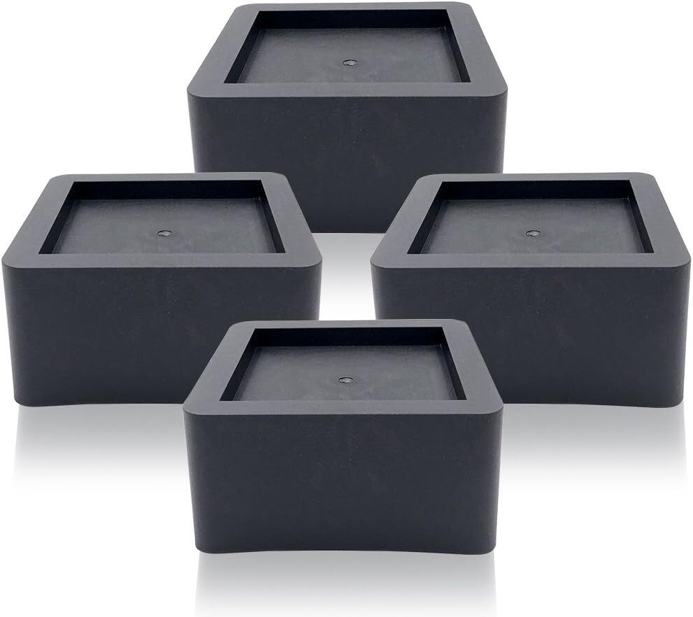 Elevate Your Bedroom with Heavy-Duty 3-Inch Bed Risers - Stylish & Functional
