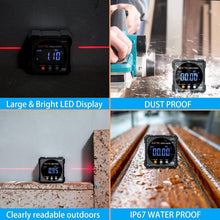 Load image into Gallery viewer, Portable Magnetic Angle Measuring Tool with Backlight - Ideal for Woodworking