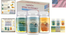 Load image into Gallery viewer, High Potency Immune &amp; Heart Support Capsules - Nattokinase, Bromelain &amp; Curcumin