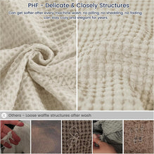 Load image into Gallery viewer, Versatile Oversized Cotton Waffle Throw Blanket - Perfect for Home and Travel