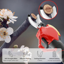 Load image into Gallery viewer, High Power Cordless Pruning Shears - 2 Lithium Batteries Included, 30mm Cutting