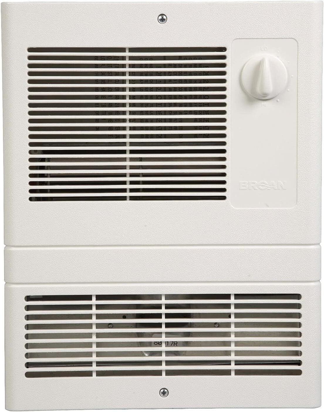 UL Certified 1500W Wall Heater – Adjustable Thermostat & Elegant White Grille