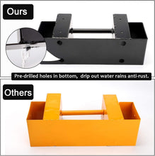 Load image into Gallery viewer, Iron Firewood Storage Rack Bracket Kit - Stylish Adjustable Holder for Outdoors