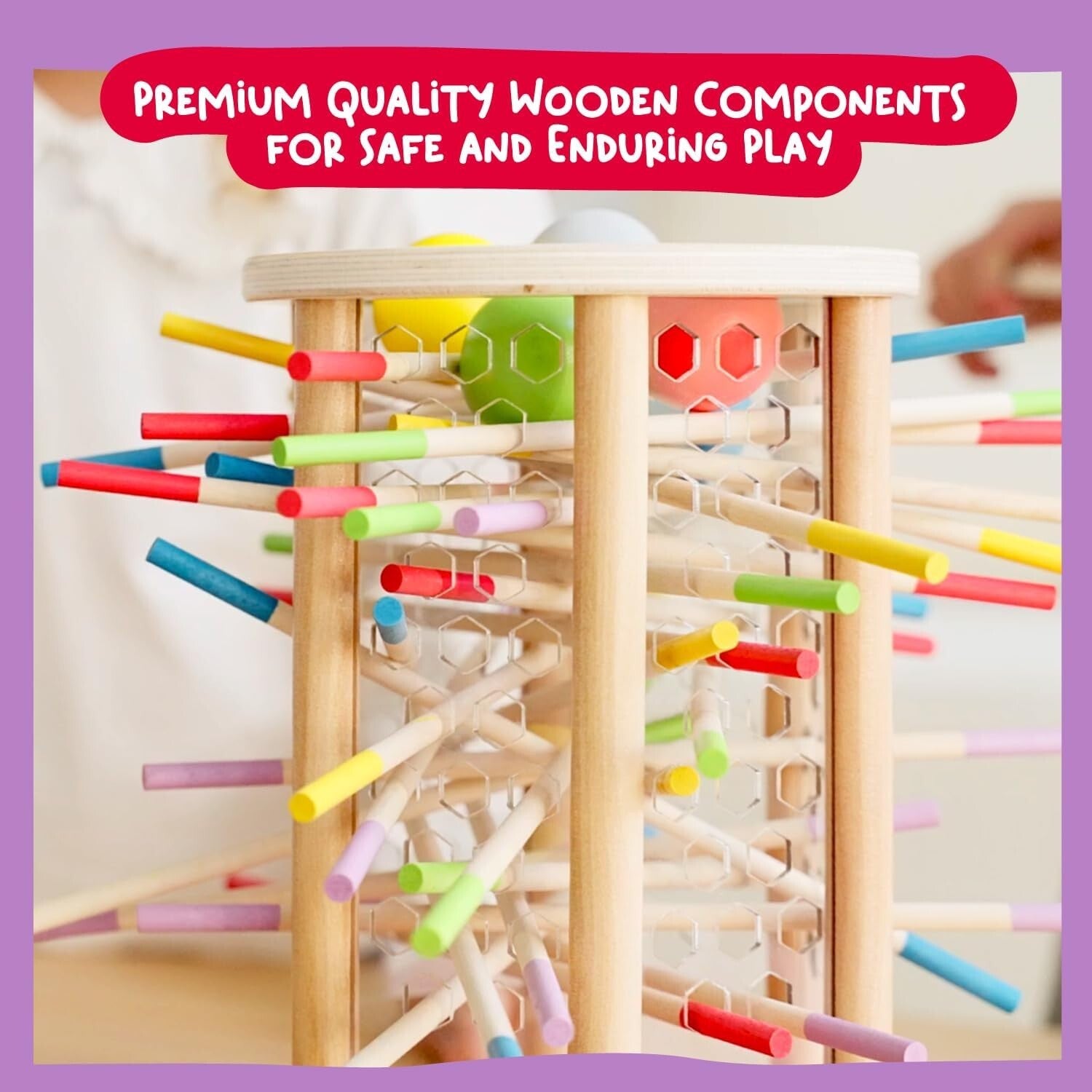 Durable and Safe Jumbo Montessori Game - 4 Modes of Educational Play for Kids