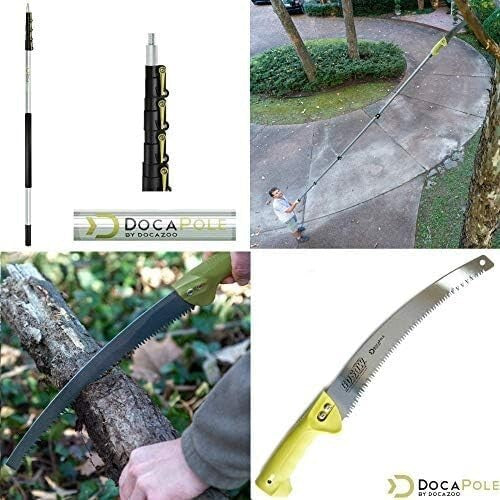 Effortless Tree Trimming with DOCA 6-26 Ft Poles & 13-Inch Blade Gardening Tools