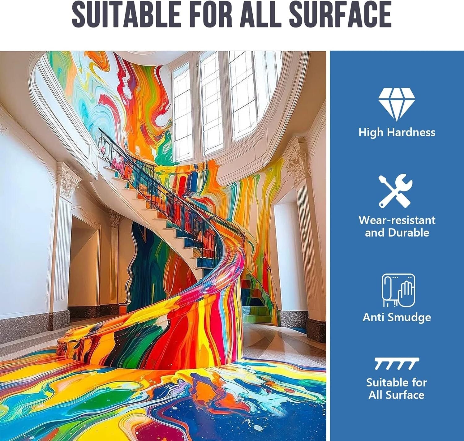 Easy Mix 4 Gallon Crystal Clear Epoxy Resin - Ideal for Jewelry, Coasters & More