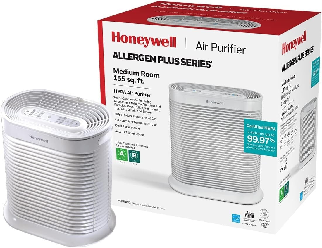 AllergenPlus Series HEPA Air Purifier: Cleaner Air for Pet Owners & Families