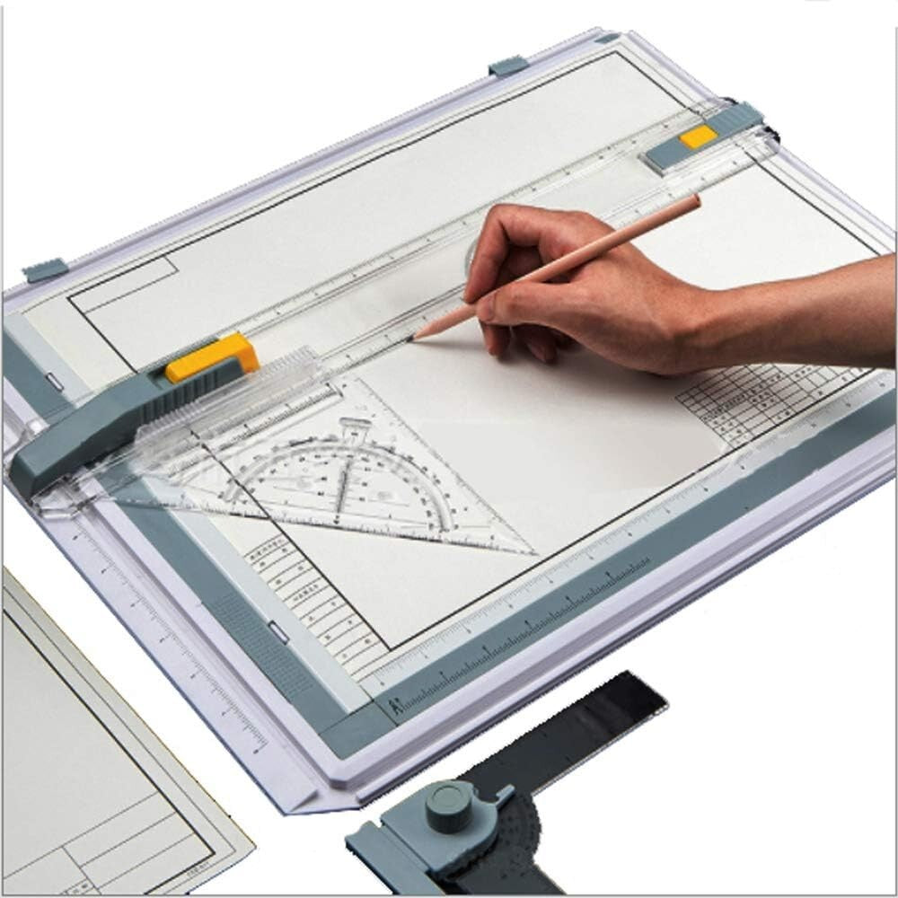 Versatile A3 Drawing Board with Comprehensive Drafting Tools for Professionals