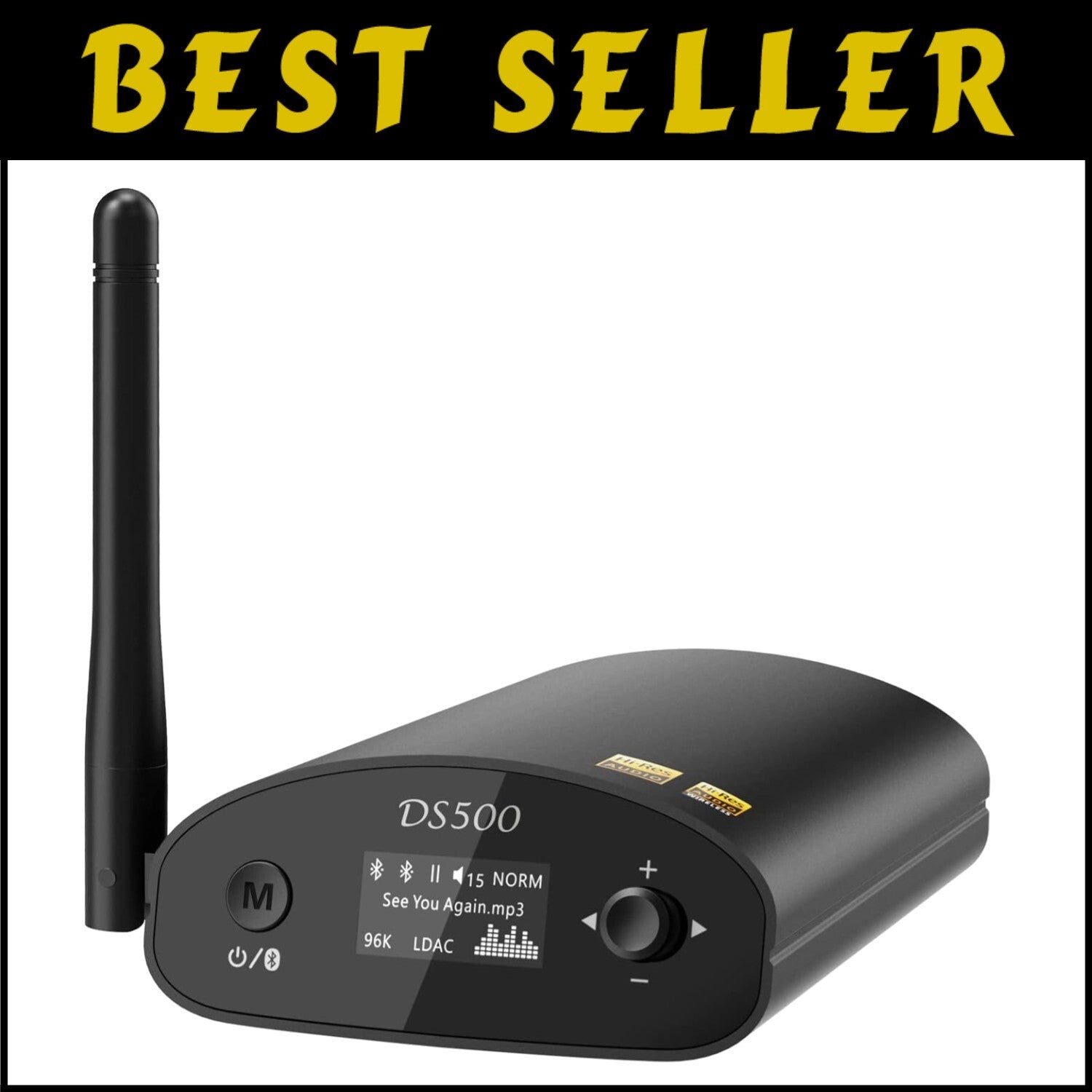 Bluetooth HiFi Receiver with Low Latency & Volume Control for Optimal Sound