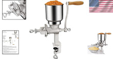 Load image into Gallery viewer, Hand Crank Grain Mill - Cast Iron Corn &amp; Nut Grinder, 8 lbs, Kitchen Essential