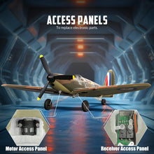 Load image into Gallery viewer, RC Plane Spitfire Fighter 4CH RTF - Easy Aerobatics with Gyro Stabilizer