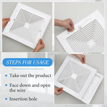Load image into Gallery viewer, Durable 8-Pc Bathroom Exhaust Fan Covers - Stylish 12x12'' Grille Replacement