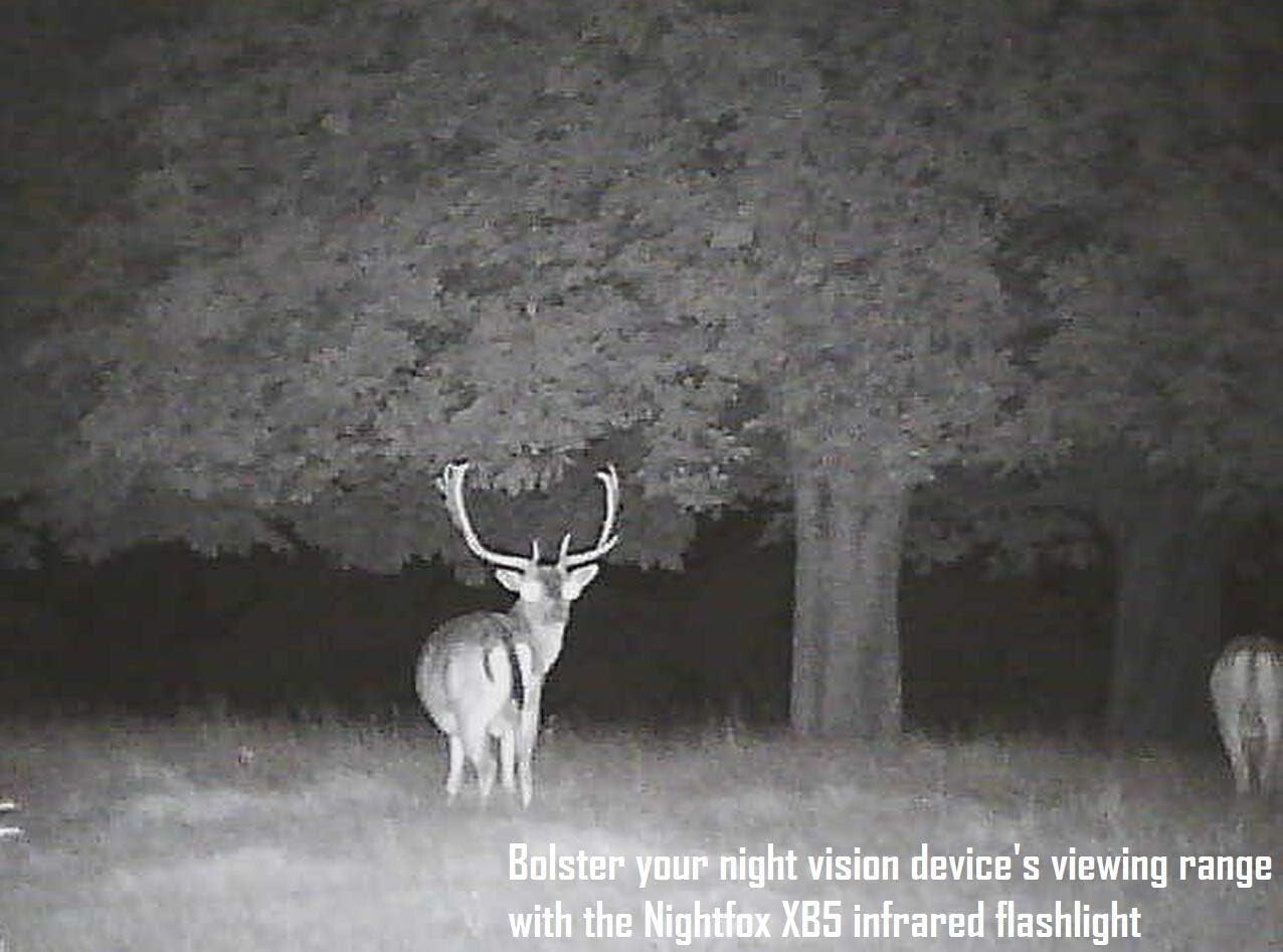 Adjustable 850nm IR Flashlight - Rugged Design for Night Vision Accessories