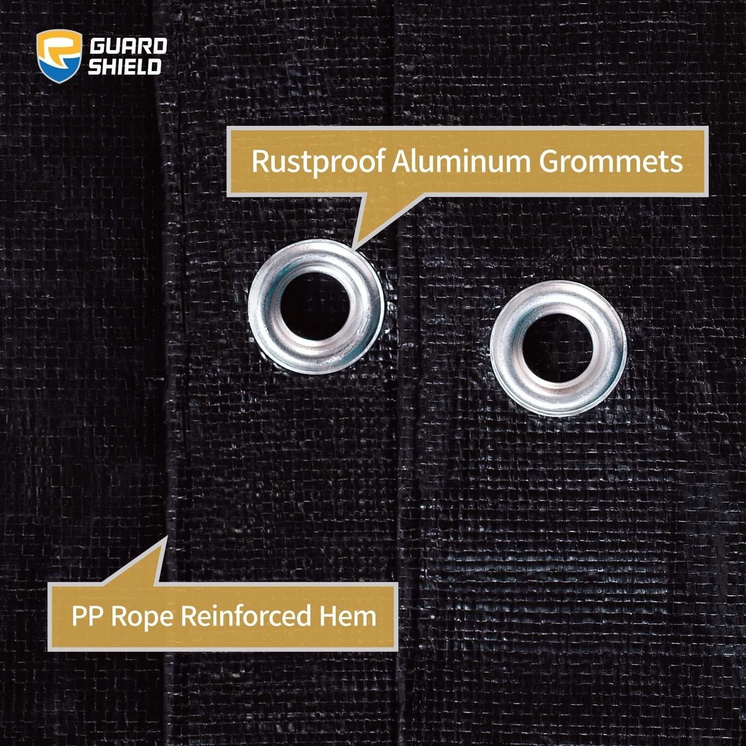 10x12 Feet Heavy-Duty Waterproof Tarps with Grommets - 2-Pack, Outdoor Essential