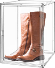 Load image into Gallery viewer, Versatile XL Stackable Plastic Storage Bins - Perfect for Helmets, Shoes &amp; More