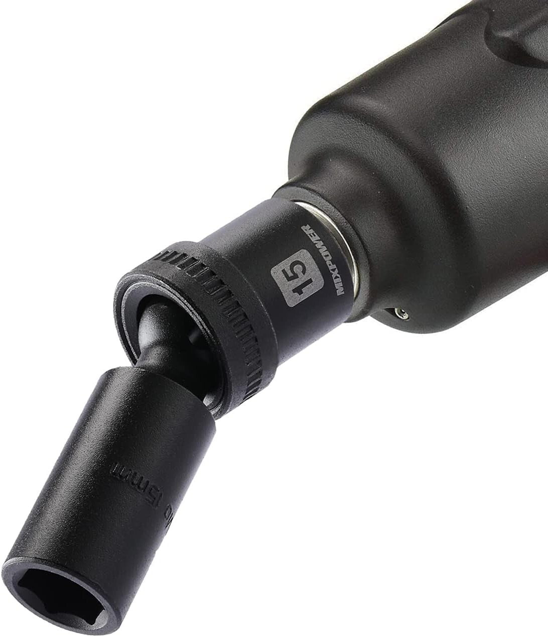 Lightweight 10-Piece Impact Socket Set - Chrome Molybdenum with Black Finish