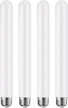 Load image into Gallery viewer, High CRI 12W Dimmable E26 Tubular LED Light Bulbs - 2700K Warm White, 4 Count