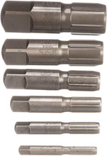 Load image into Gallery viewer, Model 883 6-Piece Pipe Extractor Set: Durable Steel for Broken Pipes (1/8"-1")