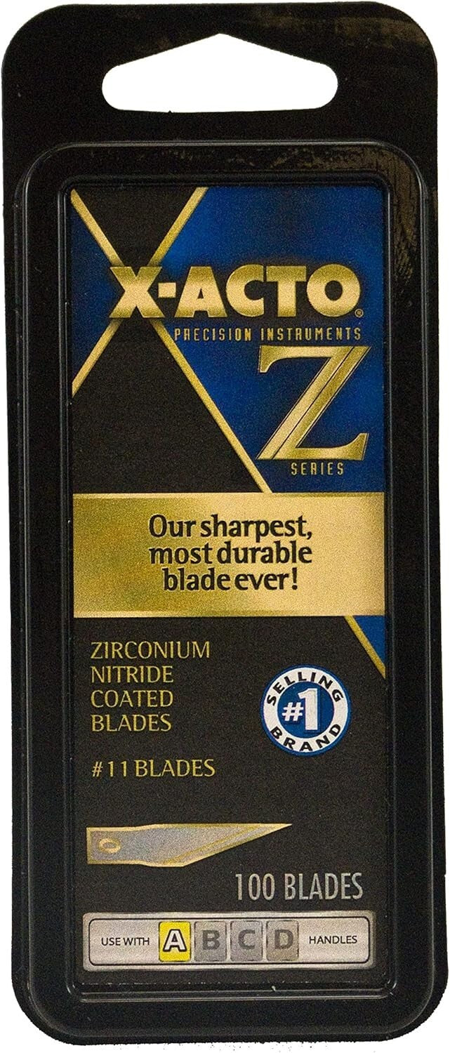 Durable 100-Count Non-Retractable Replacement Blades for Various Materials