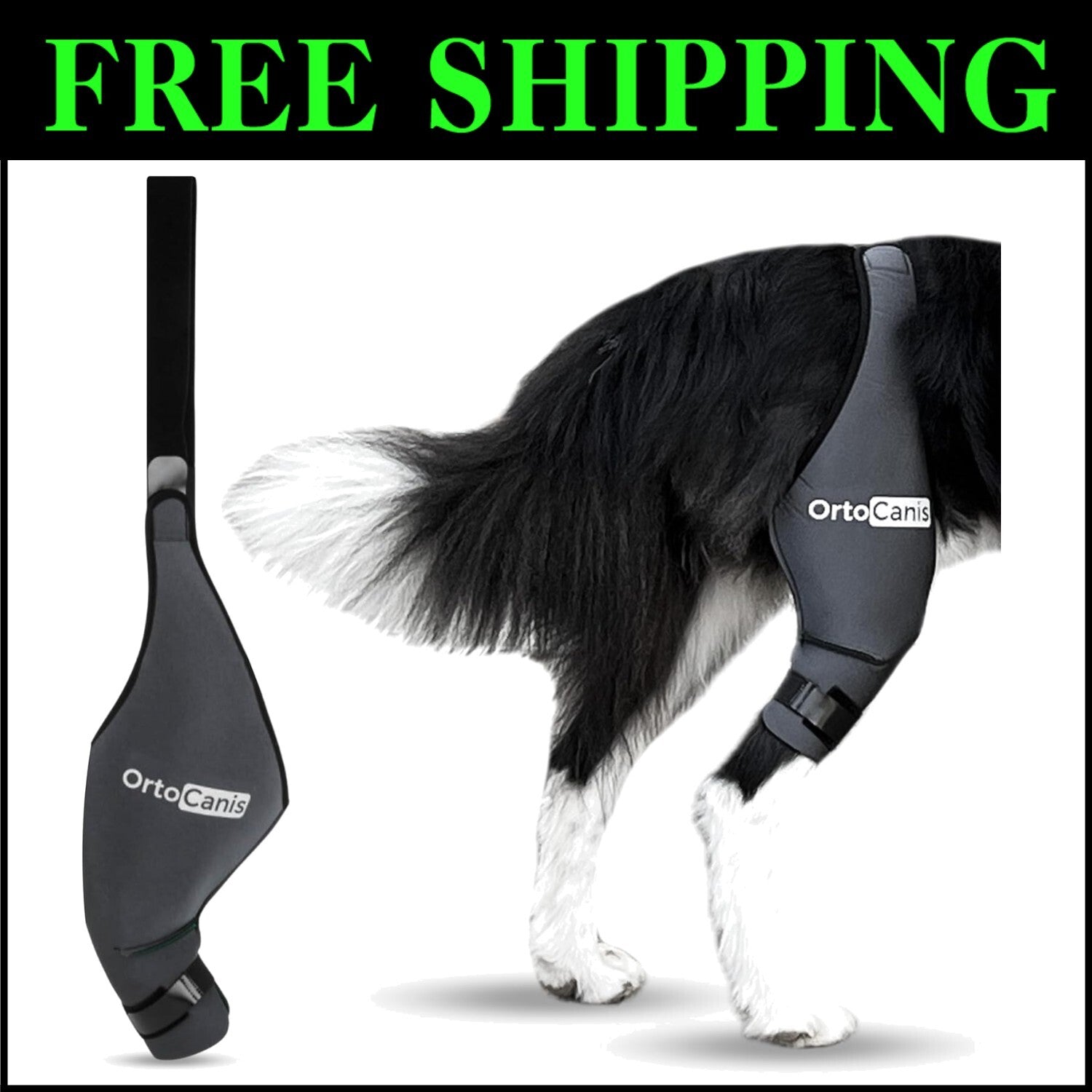 Veterinary-Quality Left Leg Dog Brace for ACL & Patella Support - Mini Size