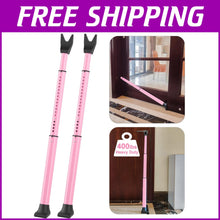 Load image into Gallery viewer, Premium 2-Pack Modern Pink Door Security Bar - Enhanced Protection Anywhere