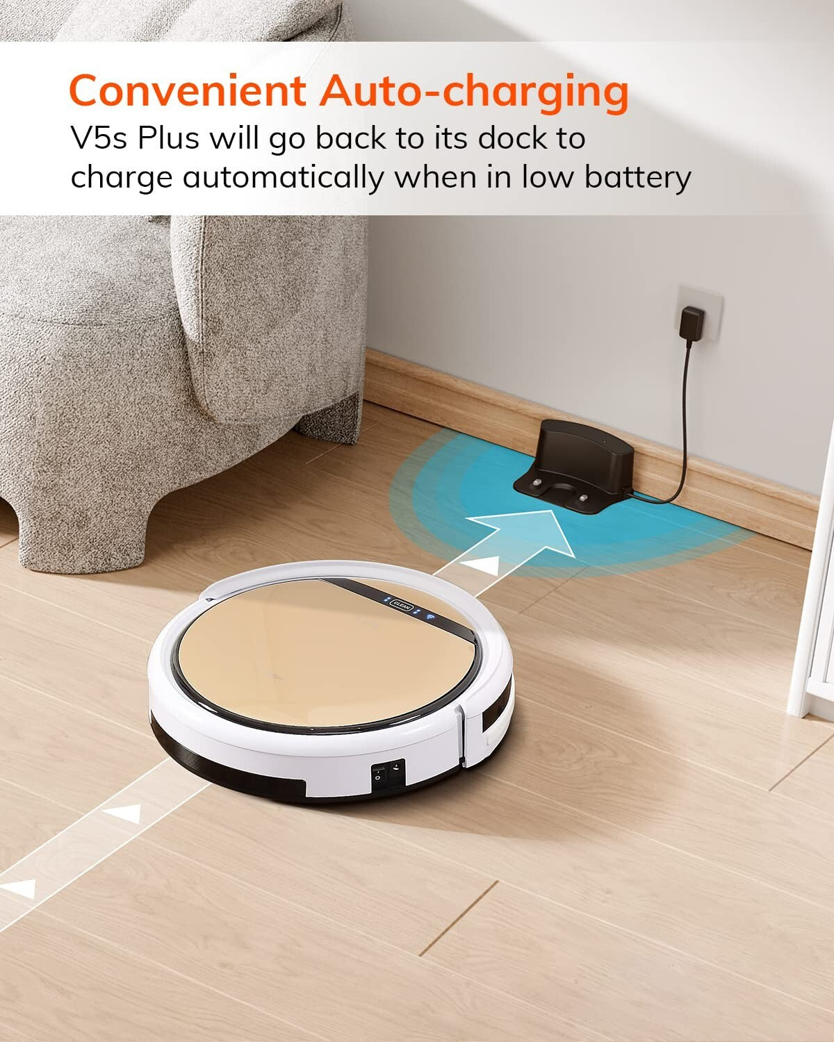 V5s Plus Robot Vacuum and Mop Combo – Your Intelligent Solution for Clean Floors