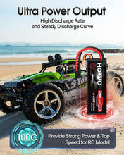 Load image into Gallery viewer, 2 Pack 7200mAh 2S Lipo Battery for High-Speed RC Racing - Hard Case Protection