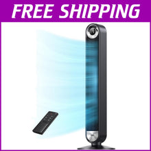 Load image into Gallery viewer, Powerful 42-Inch Tower Fan with Smart Sensors &amp; 9 Speeds for Ultimate Comfort