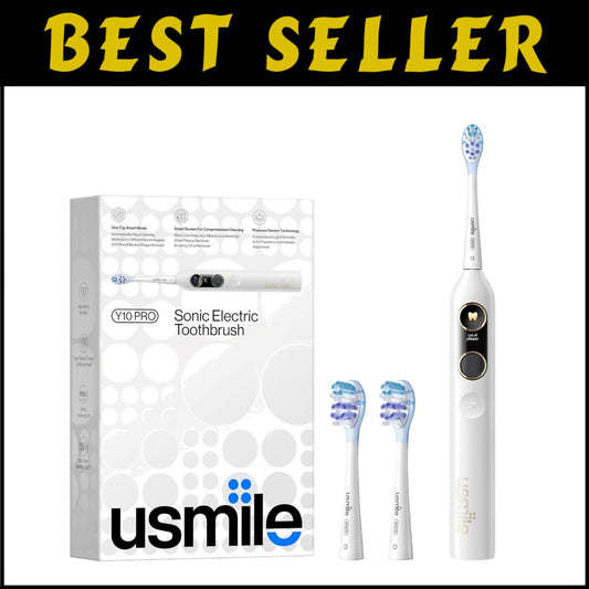 Y10 PRO Rechargeable Electric Toothbrush - Smart Display & 180-Day Battery Life