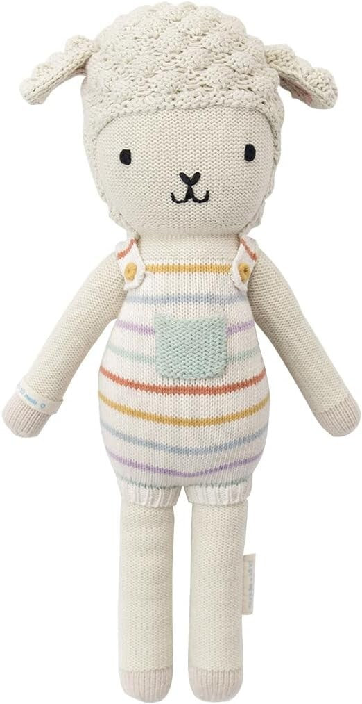Avery The Lamb 13" Handcrafted Doll - Supports 10 Meals for Every Purchase