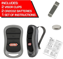 Load image into Gallery viewer, 2-Pack Ergonomic 3-Button Garage Door Opener Remotes - Intellicode Compatible