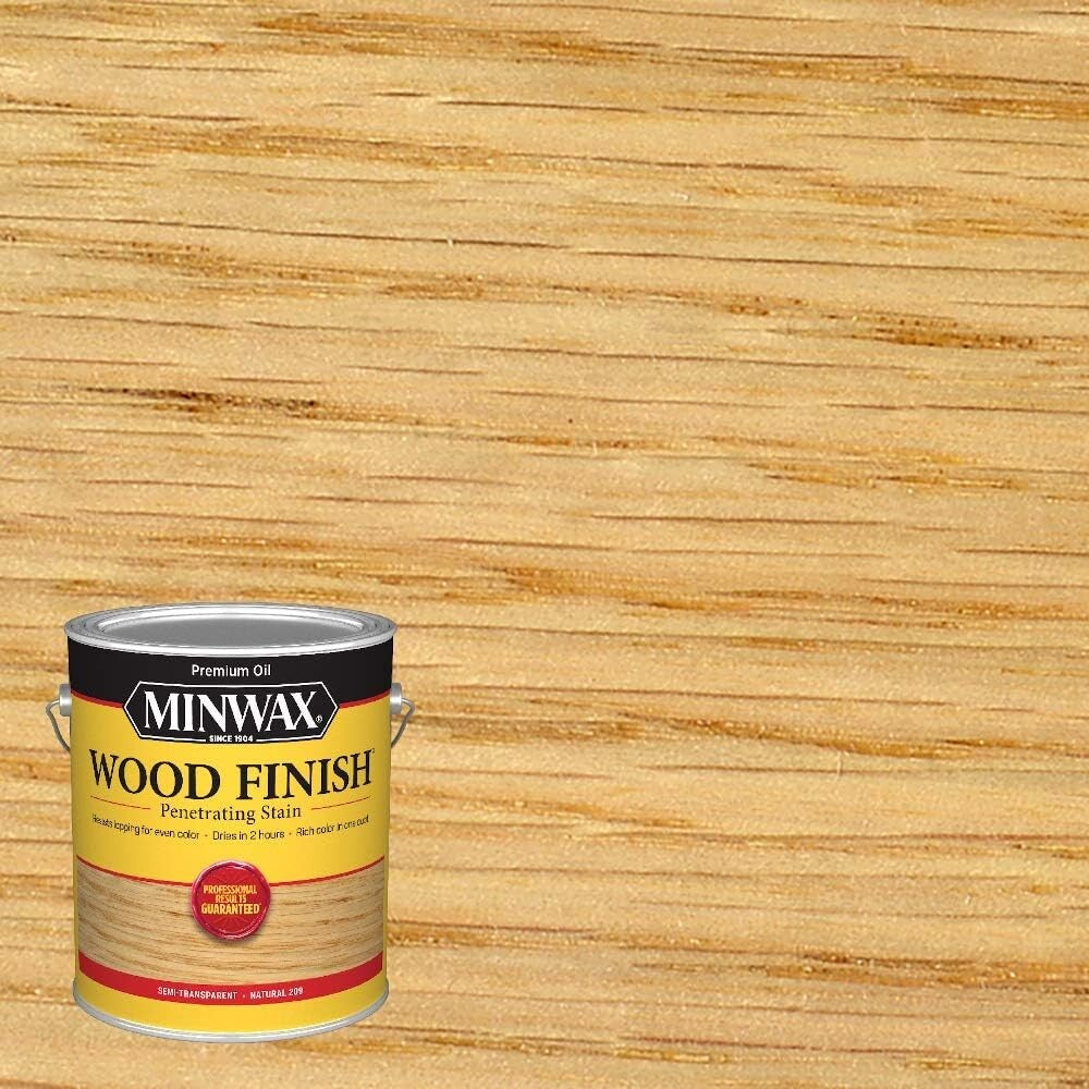 Fast-Drying Natural Wood Stain Gallon - Enhance Cabinet & Furniture Gracefully