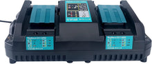 Load image into Gallery viewer, Simultaneous Dual Port Charger for 18V/36V Batteries - Improves Tool Performance