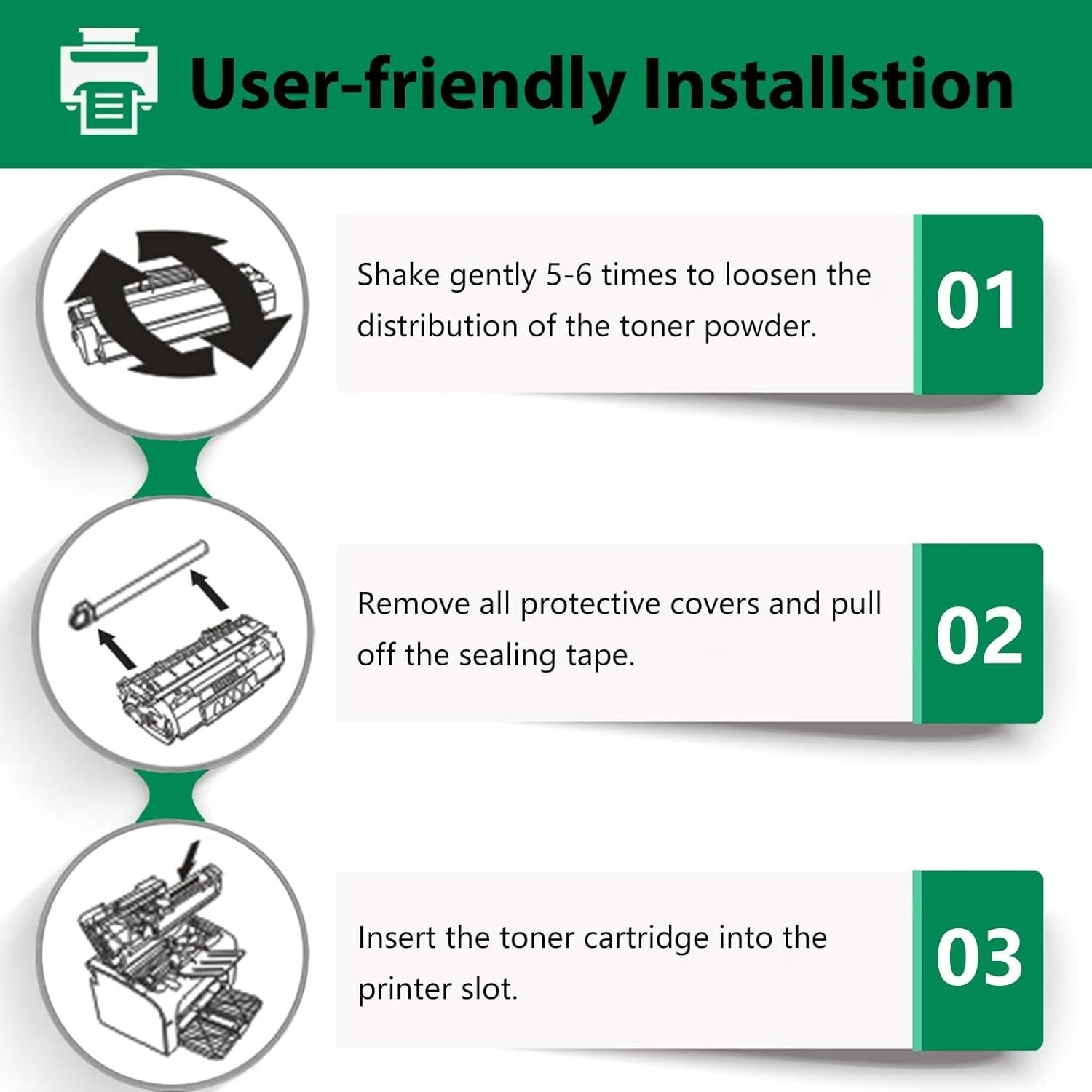 Upgraded Pantum PB-211 Toner Cartridge - 2 Pack with Precision Chip Technology
