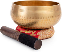Load image into Gallery viewer, Authentic 6 Inch Tibetan Singing Bowl Set – Ideal for Beginners, Yoga &amp; Medit...