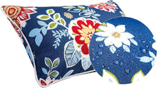 Load image into Gallery viewer, Elegant Waterproof Outdoor Throw Pillows Set of 2 - 12x20 Inch Lumbar Cushions